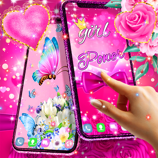 Girly live wallpapers icon