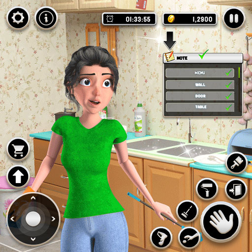 Home Makeover Cleaning Games icon