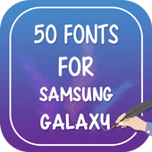 50 Font For Samsung Galaxy icon
