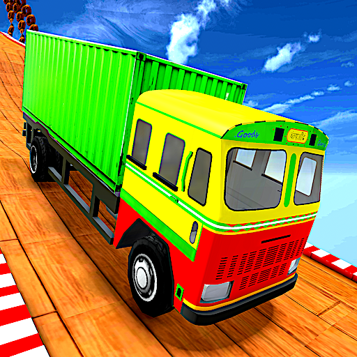 Indian truck 3d cargo simulator icon