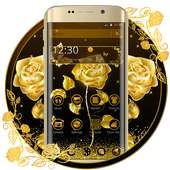 Golden Rose Launcher Theme on 9Apps