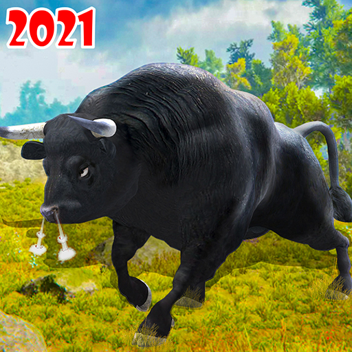 Angry Bull Attack - Wild Animal Simulator icon