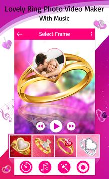 Lovely Ring Photo Video Maker 1 تصوير الشاشة