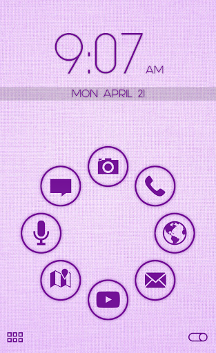Stamped Purple SL Theme screenshot 1