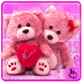 Pink Lovely Teddy Bear icon