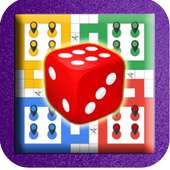 Kids Toys Ludo Snake Puzzle Wood Board Multiplayer