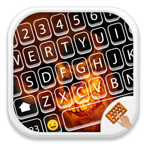 Skull Keyboard Theme أيقونة