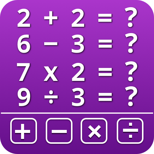 Math games - Add, Subtract, Multiply &amp; Divide icon