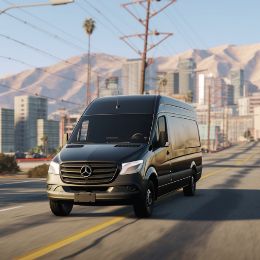 Van Bus Driving Transport Game icon