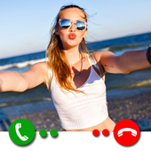 Fake Girlfriend Live Call icon