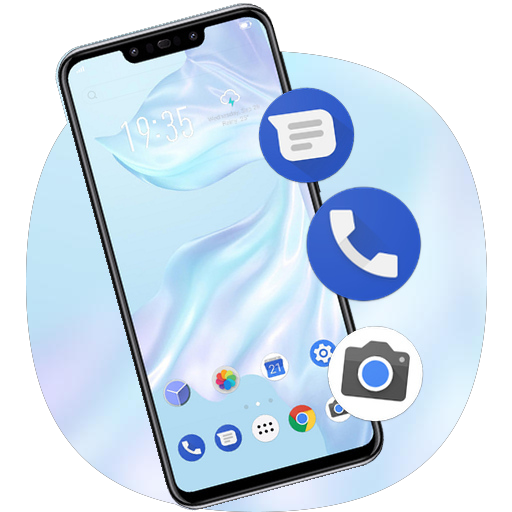 Classic pure silk texture theme for p30 pro icon