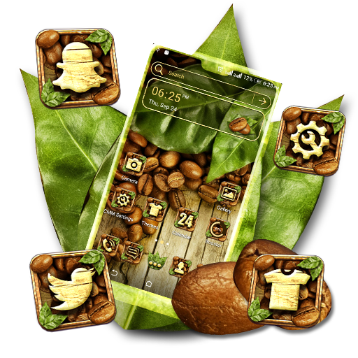 Coffee Beans Launcher Theme icon