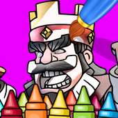 Clash Royale  Coloring book -Coloring Clash Royale