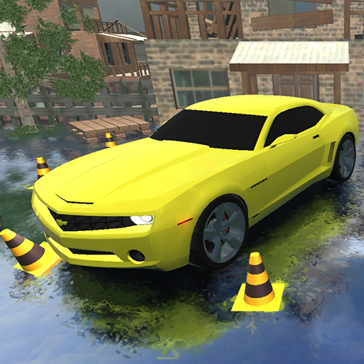 Driving Car Simulator Waterland Muscle Car Parking icon