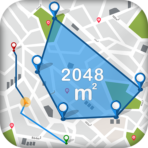 GPS Fields Area Measure icon