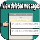 View whats deleted messages on 9Apps