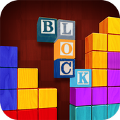 Block puzzle - wooden Lego legend icon