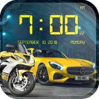 Cars and Bikes Clock Live Wallpaper HD New 2018