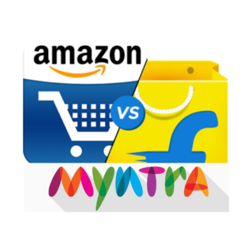 Flipkart Amazon Myntra Shopping , Price Comparison icon