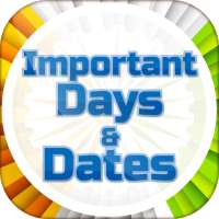 Important dates and days in indian history