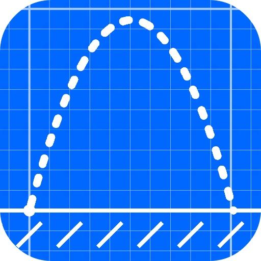 Projectile motion icon