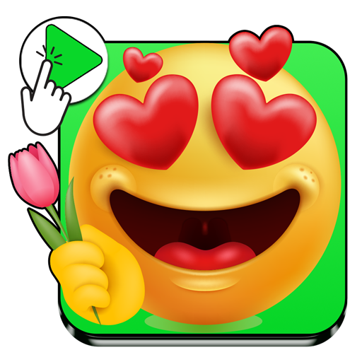 Animated Emojis Stickers For WhatsApp icon