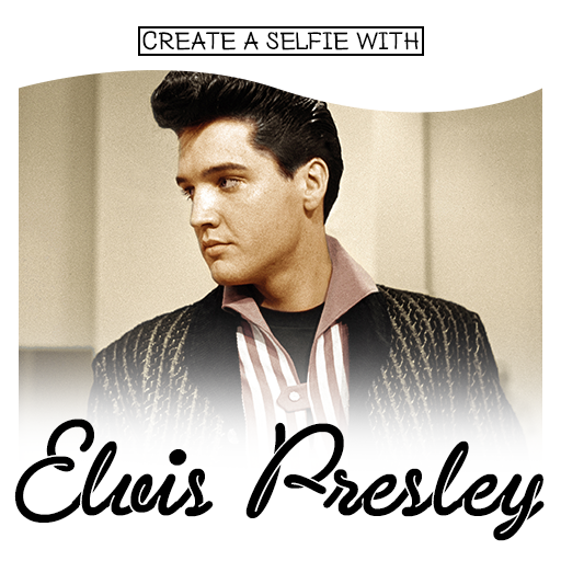 Create a selfie with Elvis Presley icon