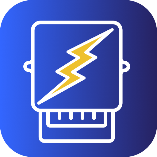 Electricity smart services icon