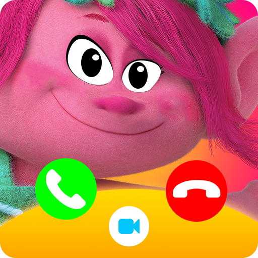 Call from poppy Chat   video call (Simulation)‏ icon