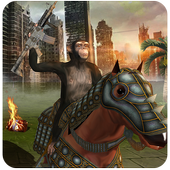 Flying Apes vs Police Robot Survival icon