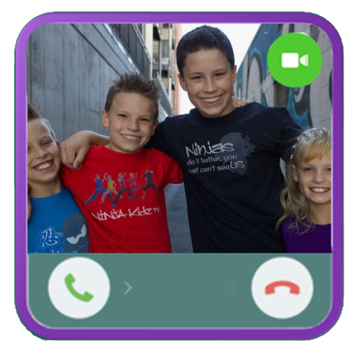 Ninja Kids Live Call &amp; Wallpaper icon