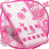 Cute Pink Launcher Theme icon