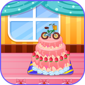 Cake Girls Decorating Games icon