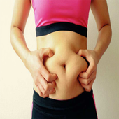 حرق دهون البطن والغازات أيقونة