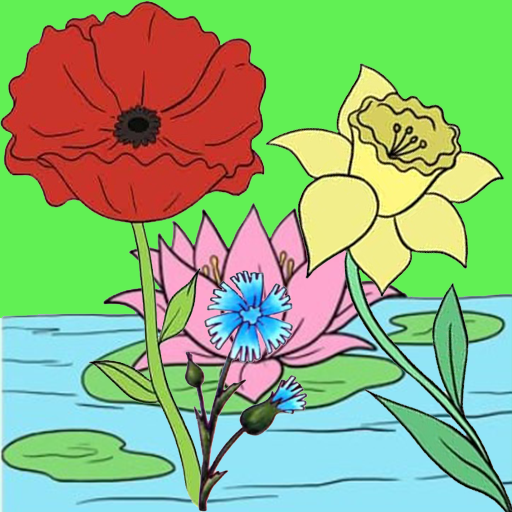How To Drawing Flower أيقونة