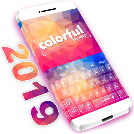 Beautiful Colorful Abstract Keyboard icon