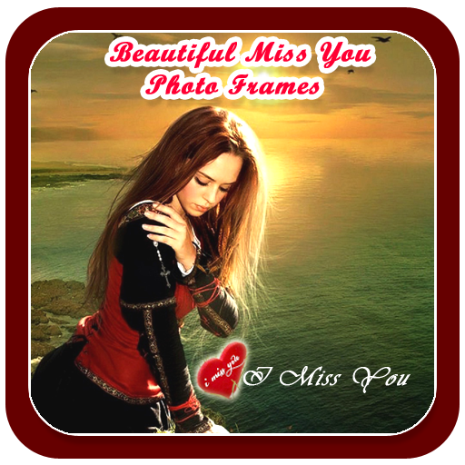 Beautiful Miss You Photo Frames أيقونة