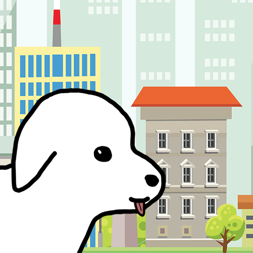 Dog run game icon