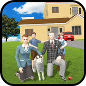 Virtual Pet Cat Happy Family Simulator icon