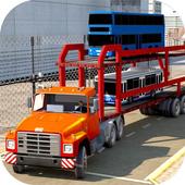 Mega Bus Transporter Truck Sim 2017 icon