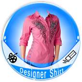 Woman Designer Shirt Foto Edit