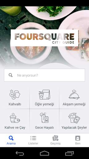Foursquare screenshot 1
