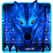 Ice Wolf 3D Keyboard Theme icon