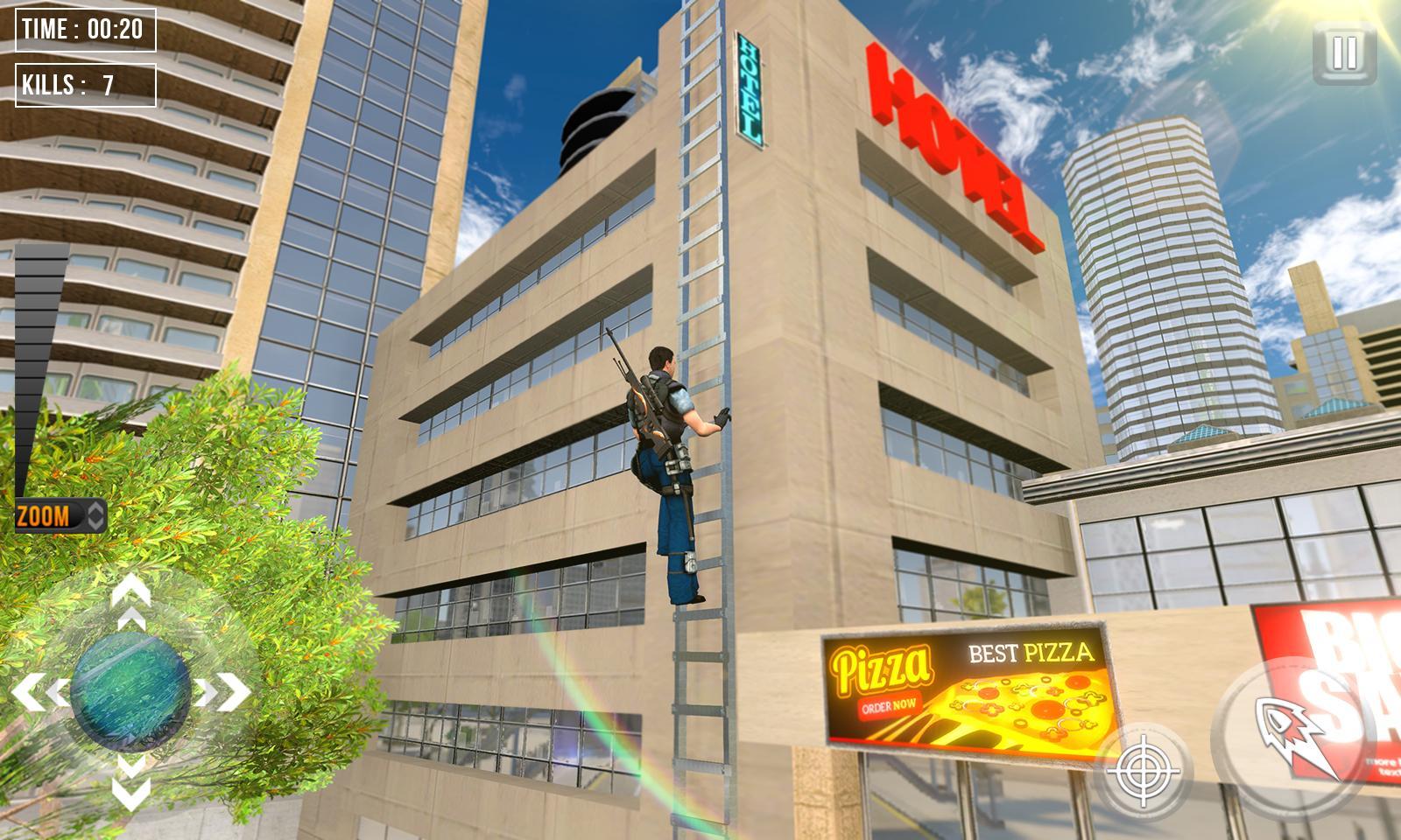 Sniper 3d Assassin: Moto Rider Shooter screenshot 1