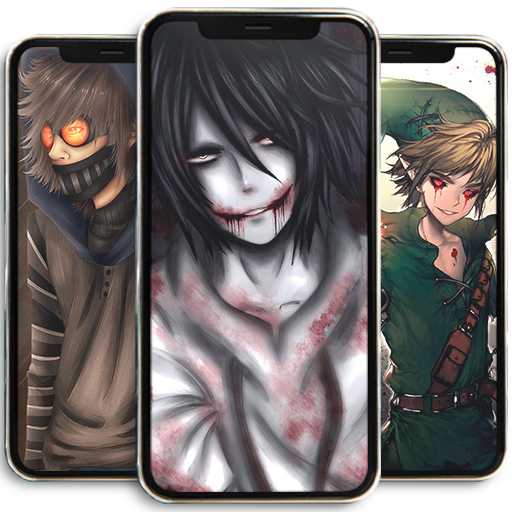Creepypasta Wallpapers - Ticci Toby, Ben &amp; Jeff icon