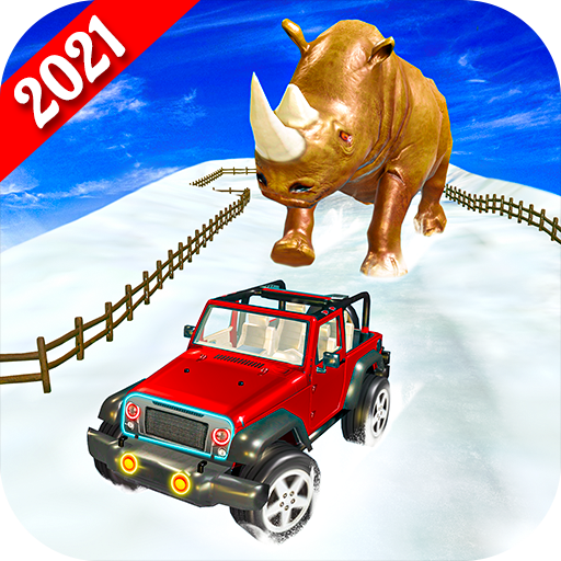 Rhino wild car chase: Impossible car stunt 2021 icon