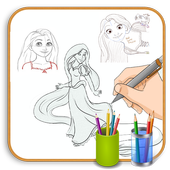 Easy Draw RAPUNZEL icon