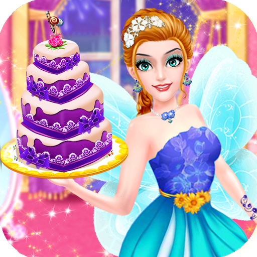 Fairy Tales Salon With Cake Shop Maker Game icon