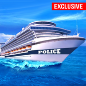 Ship Captain Games Simulator : US Police Transport icon