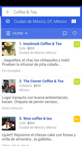 Foursquare screenshot 2